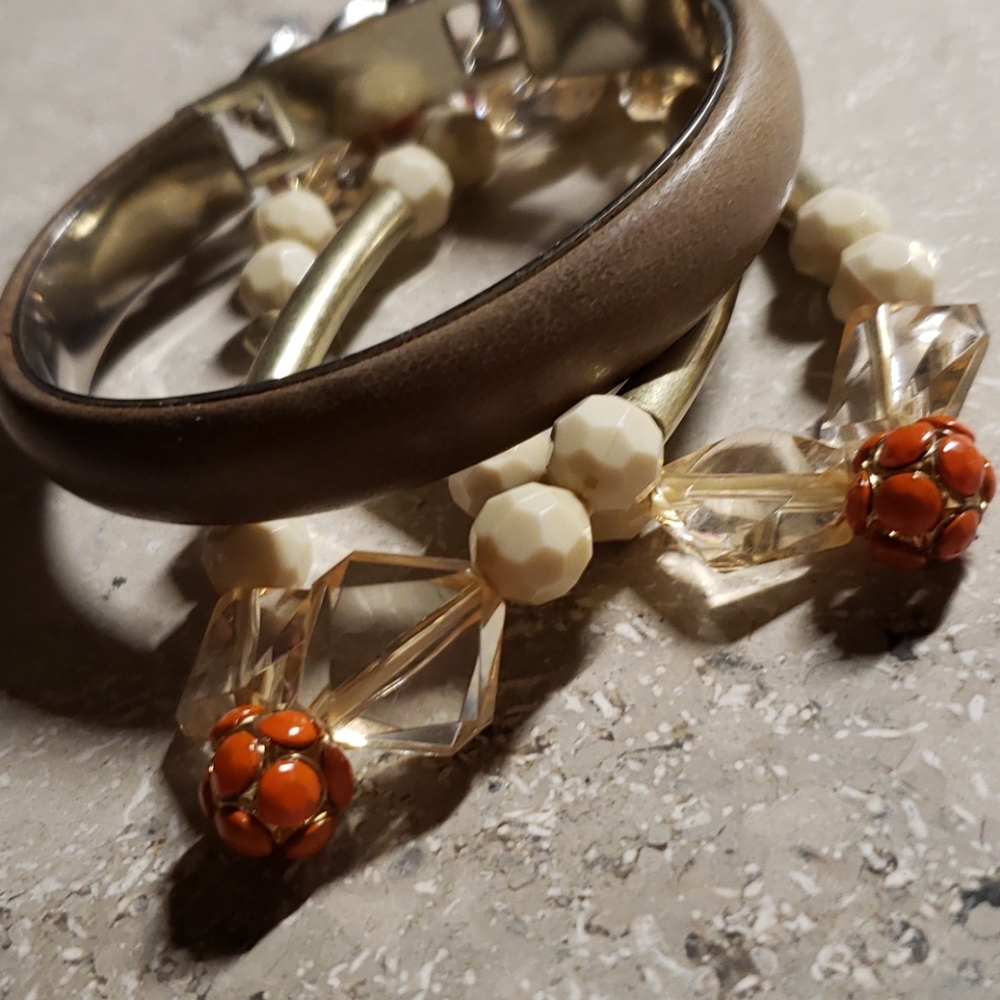 Mannelli Florence Tan Leather Bracelet